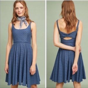 Anthropologie Hutch Olivia Eyelet dress